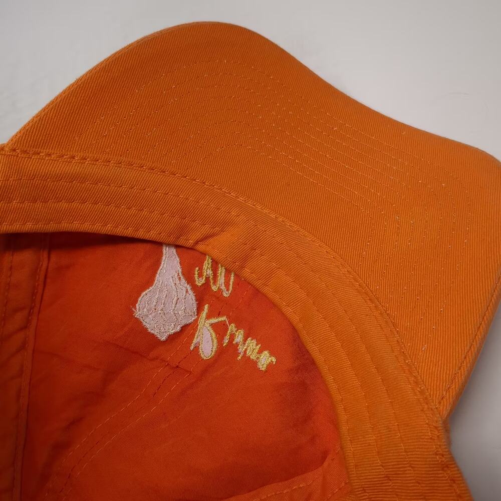 Invasion Baseball Cap Orange OS Riviera Maya Shell Embroidered Slideback Hat - Picture 8 of 9